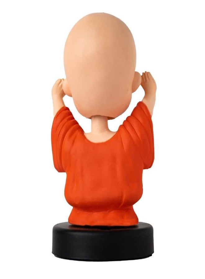 Buko Resin Laughing Buddha Bobblehead - Good Luck Idol For Car, Home, Office Decor, Superhero Action Figure,Great For Gifts,Multicolor,45 X 45 Mm - Image 2